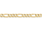 FJC Finejewelers 9 Inch 14k Yellow Gold 7mm Flat Figaro Chain Ankle Bracelet (Smaller Ankles)