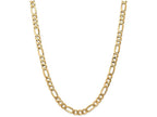 FJC Finejewelers 9 Inch 14k Yellow Gold 7mm Flat Figaro Chain Ankle Bracelet (Smaller Ankles)