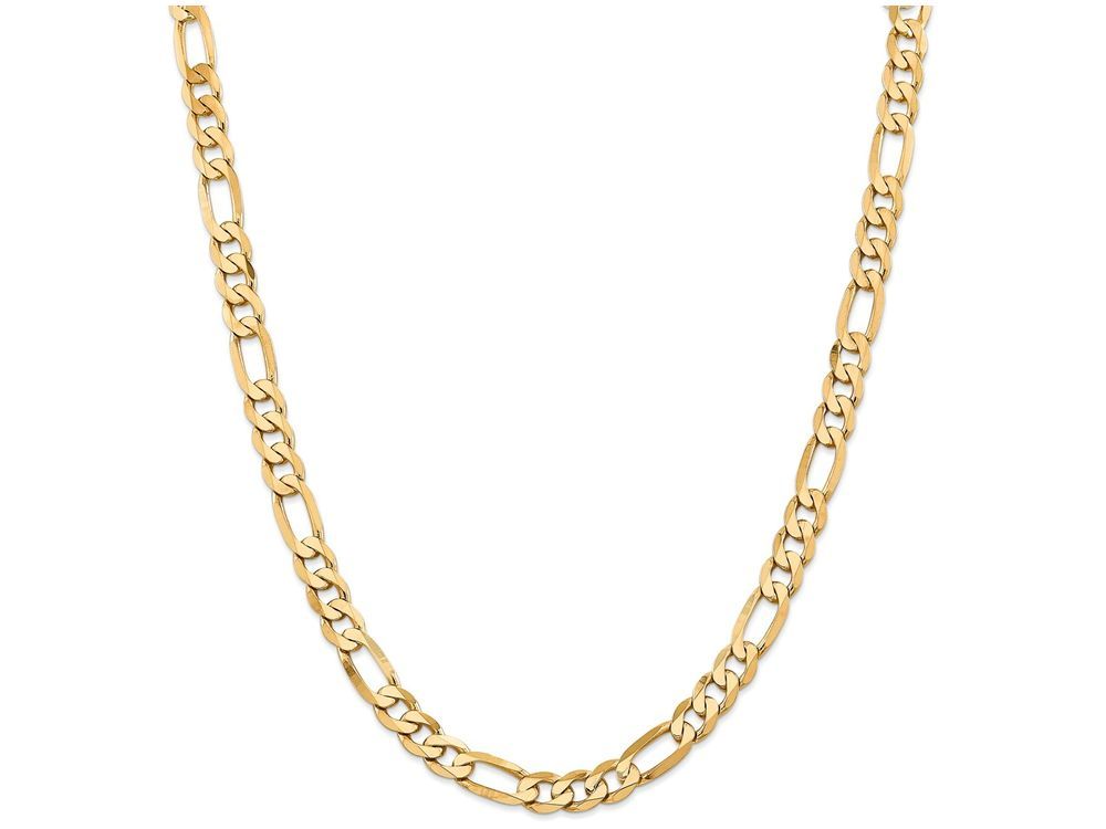 FJC Finejewelers 20 Inch 14k 7.5mm Flat Figaro Chain Necklace