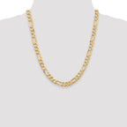 FJC Finejewelers 22 Inch 14k 7.5mm Flat Figaro Chain Necklace
