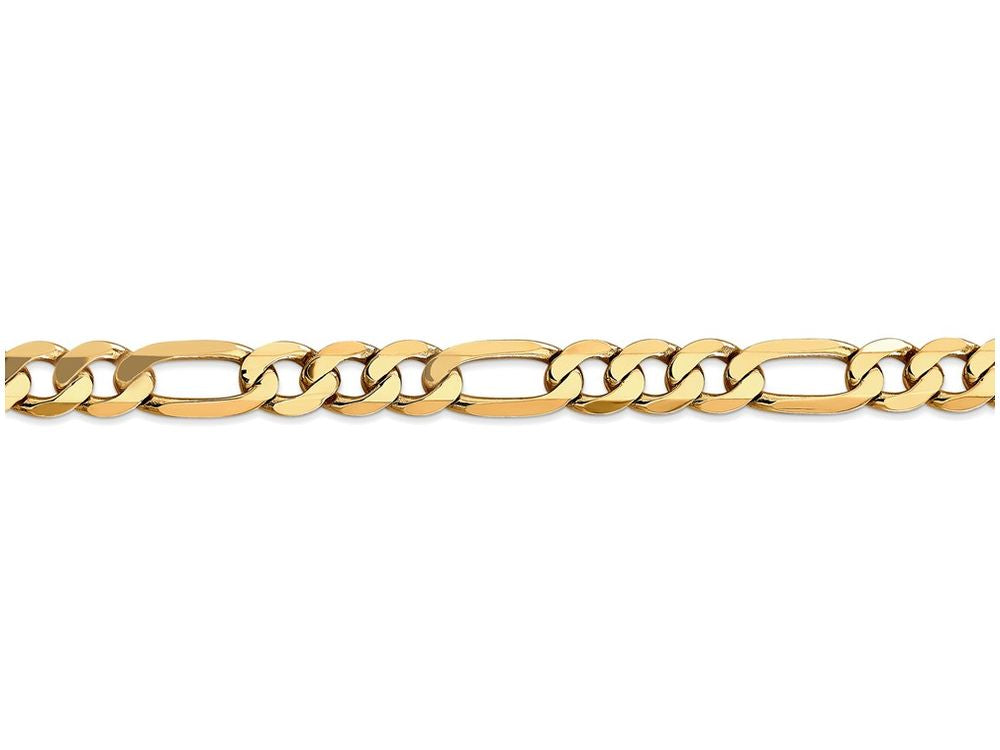 FJC Finejewelers 8 Inch 14k Yellow Gold 7.5mm Flat Figaro Chain Bracelet