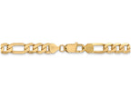 FJC Finejewelers 9 Inch 14k Yellow Gold 7.5mm Flat Figaro Chain Ankle Bracelet (Smaller Ankles)