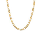 FJC Finejewelers 9 Inch 14k Yellow Gold 7.5mm Flat Figaro Chain Ankle Bracelet (Smaller Ankles)