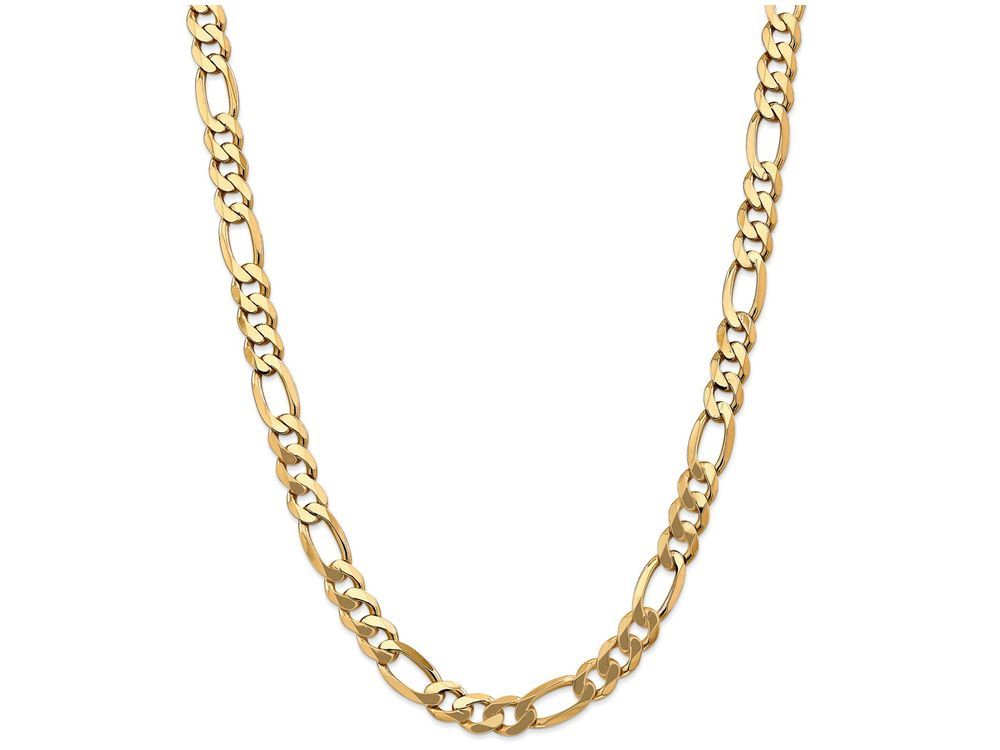 FJC Finejewelers 22 Inch 14k 8.75mm Flat Figaro Chain Necklace