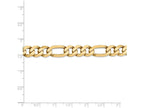 FJC Finejewelers 9 Inch 14k Yellow Gold 8.75mm Flat Figaro Chain Ankle Bracelet (Smaller Ankles)