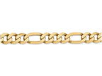 FJC Finejewelers 9 Inch 14k Yellow Gold 8.75mm Flat Figaro Chain Ankle Bracelet (Smaller Ankles)