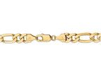 FJC Finejewelers 9 Inch 14k Yellow Gold 8.75mm Flat Figaro Chain Ankle Bracelet (Smaller Ankles)