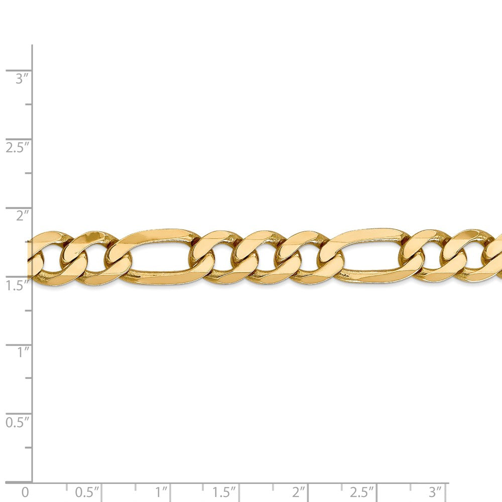 FJC Finejewelers 20 Inch 14k 10mm Flat Figaro Chain Necklace