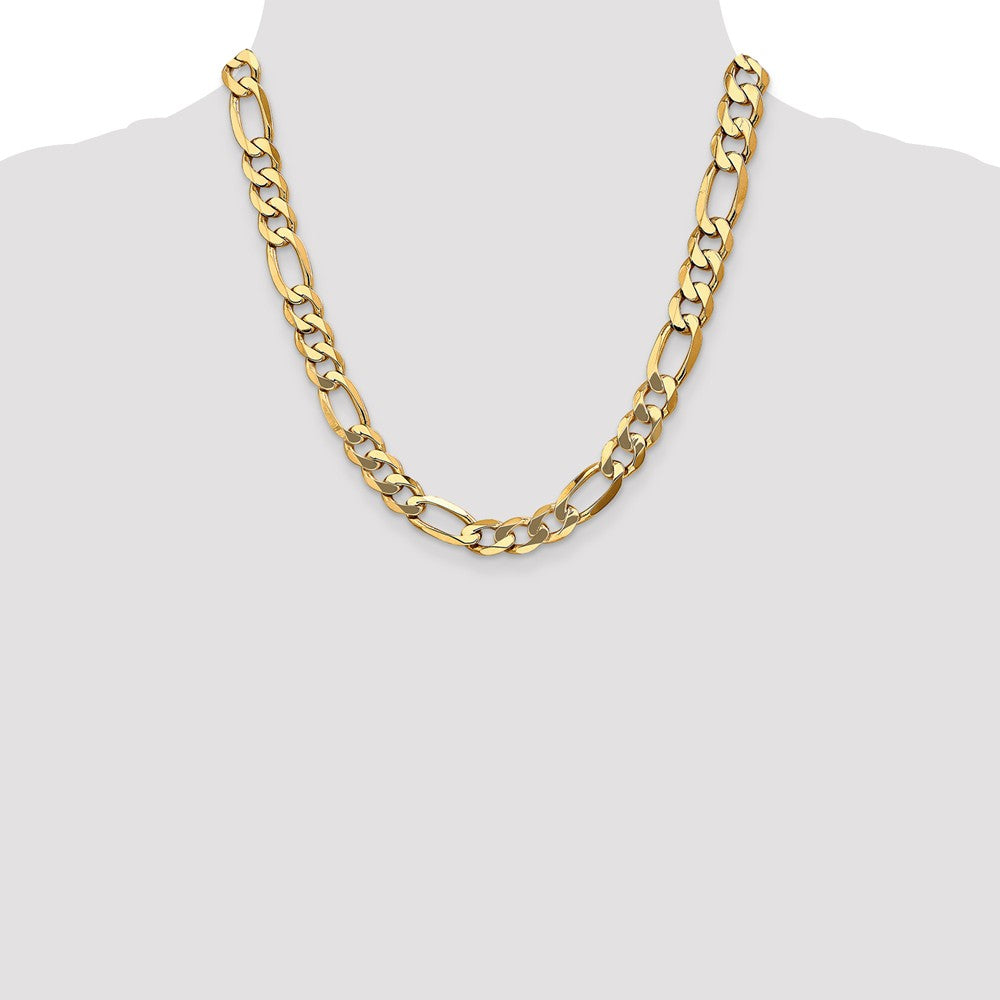 FJC Finejewelers 20 Inch 14k 10mm Flat Figaro Chain Necklace
