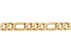 FJC Finejewelers 8 Inch 14k Yellow Gold 10mm Flat Figaro Chain Bracelet