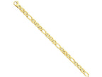 FJC Finejewelers 7.25 Inch 14k Yellow Gold 6.5mm Solid Hand-polished 3 and 1 Flat Anchor Chain Bracelet