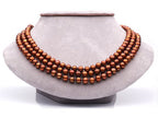 Finejewelers 60 inch Chocolate Fresh Water Cultured Pearl (dyed) Rope 7-8 mm each
