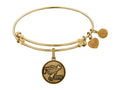 Brass With Yellow Finish Class Of 2018 Graduation Cap+diploma Charm For Angelica Collection Bangle