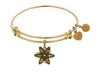 Brass With Yellow Finish Atom Charm For Angelica Collection Bangle