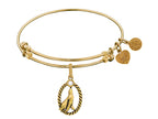 Brass With Yellow Seal Charm For Angelica Collection Bangle