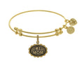 Brass With Yellow Finish #1 Mom Charm ForAngelica Bangle