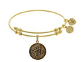 Brass With Yellow Finish Diva Charm For Angelica Collection B Angle