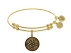 Brass With Yellow Finish Diva Charm For Angelica Collection B Angle