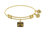 Brass With Yellow Finish 100% Me Charm For Angelica Collection Bangle