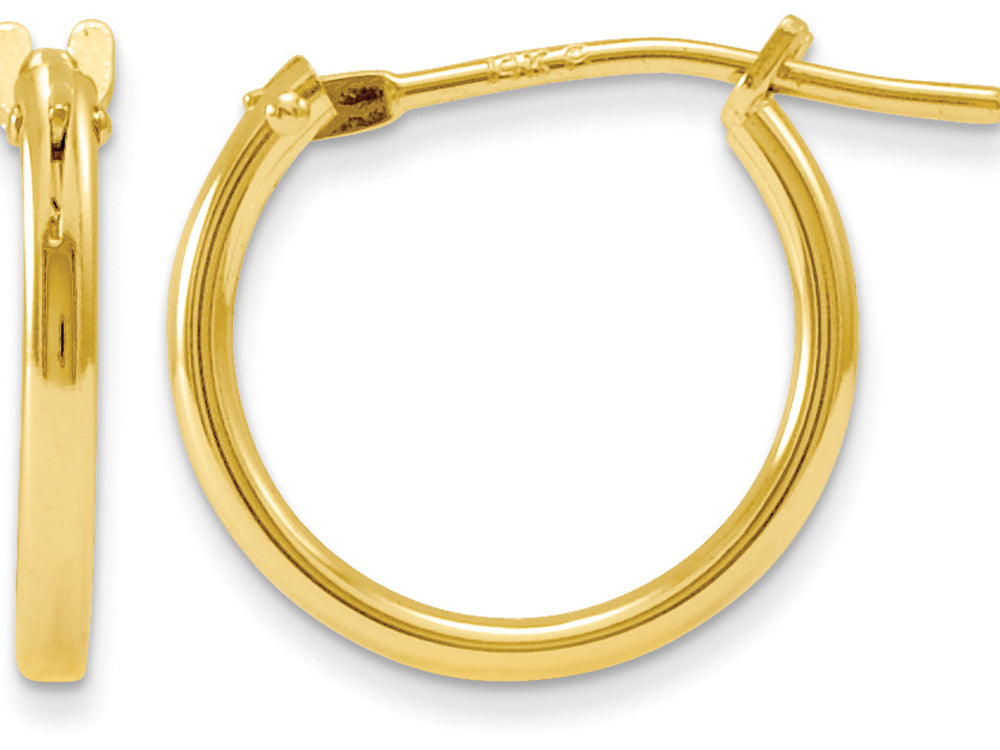 FJC Finejewelers 14k Yellow Gold Madi K Hoop Children Earrings