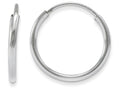FJC Finejewelers 14k White Gold Madi K Endless Hoop Children Earrings