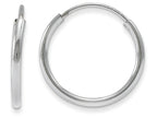 FJC Finejewelers 14k White Gold Madi K Endless Hoop Children Earrings