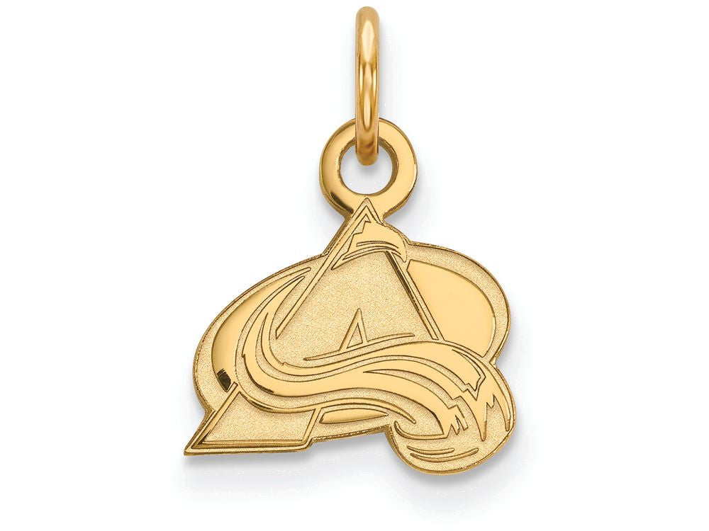 Sterling Silver Gp Nhl Logoart Colorado Avalanche Extra Small Pendant