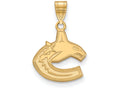 Sterling Silver Gp Nhl Logoart Vancouver Canucks Small Pendant