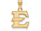 Logoart Sterling Silver Gp East Tennessee State Small Pendant