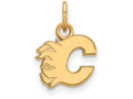Sterling Silver Gp Nhl Logoart Calgary Flames Extra Small Pendant