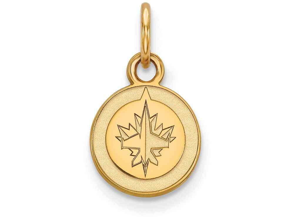 Sterling Silver Gp Nhl Logoart Winnipeg Jets Extra Small Pendant