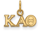Logoart Sterling Silver Gp Kappa Alpha Theta Extra Small Pendant