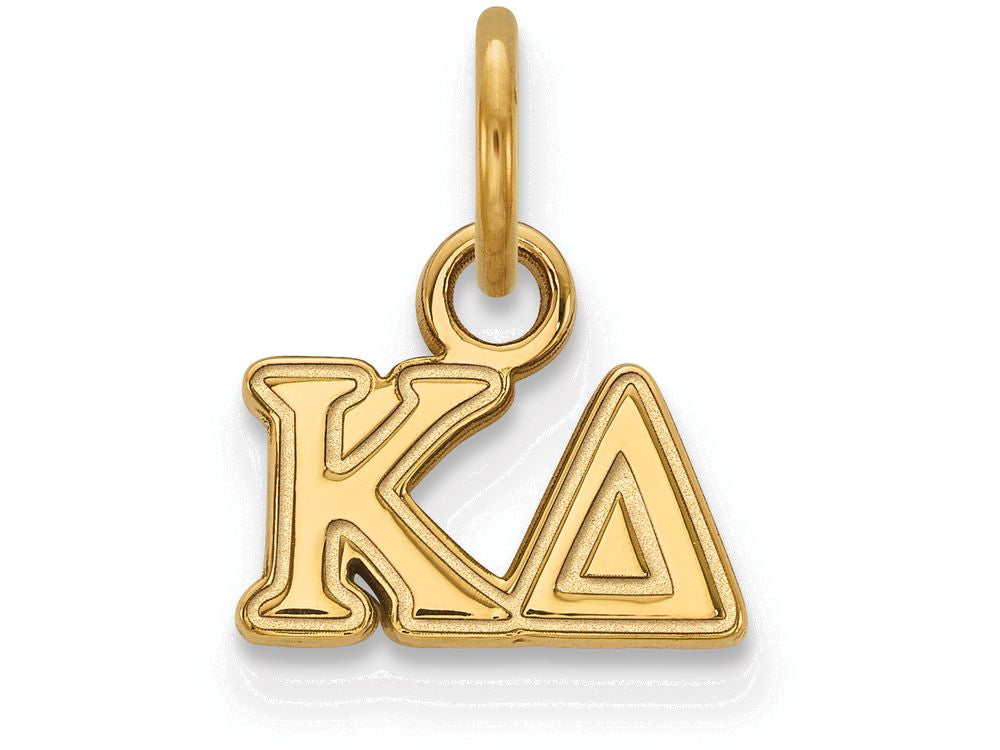 Logoart Sterling Silver Gp Kappa Delta Extra Small Pendant