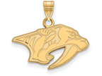 Sterling Silver Gp Nhl Logoart Nashville Predators Small Pendant