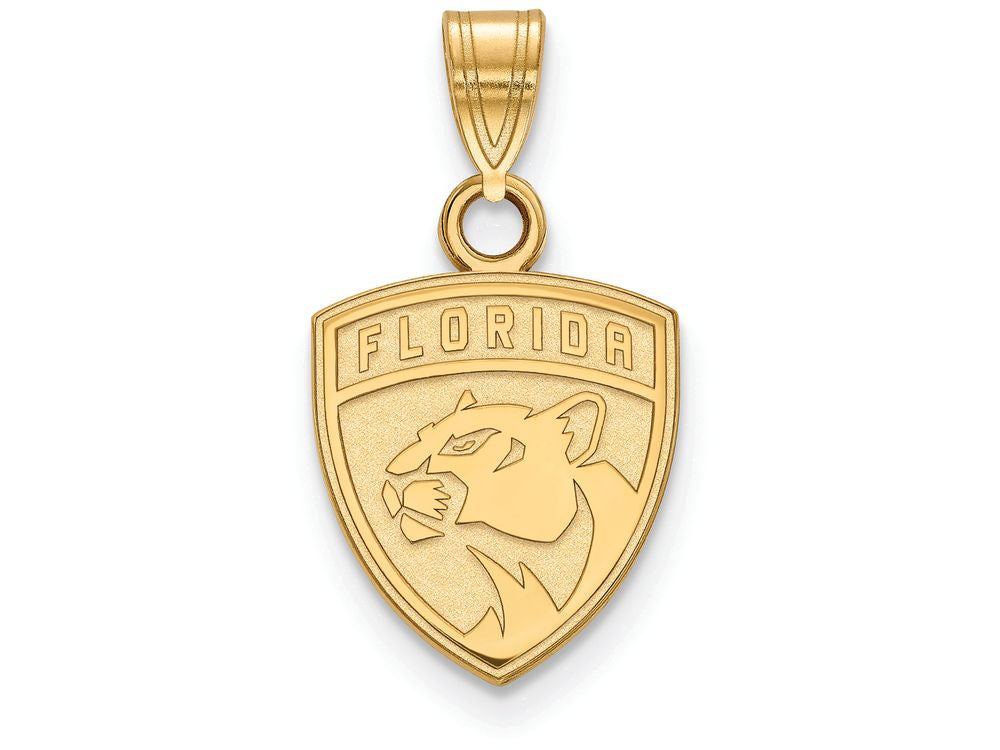 Sterling Silver Gp Nhl Logoart Florida Panthers Small Pendant