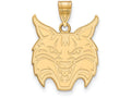 Logoart Sterling Silver Gp Quinnipiac University Large Pendant