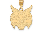 Logoart Sterling Silver Gp Quinnipiac University Large Pendant