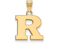 Logoart Sterling Silver Gp Rutgers Small Pendant