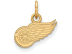 Sterling Silver Gp Nhl Logoart Detroit Red Wings Extra Small Pendant