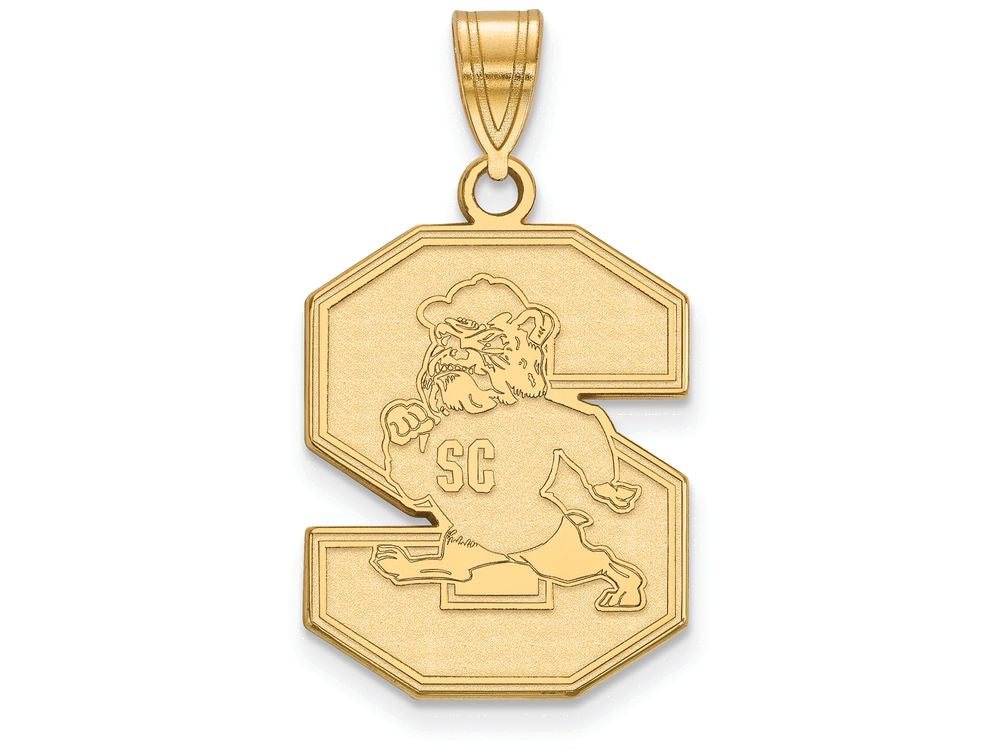 Logoart Sterling Silver Gp South Carolina State University Large Pendant