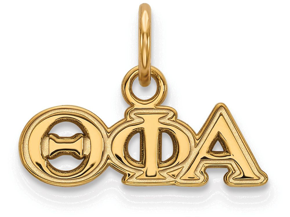 Logoart Sterling Silver Gp Theta Phi Alpha Extra Small Pendant