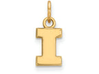 Logoart Sterling Silver Gp University Of Illinois Extra Small Pendant