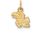 Logoart Sterling Silver Gp University Of Kansas Extra Small Pendant