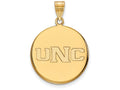 Logoart Sterling Silver Gp U Of Northern Colorado Large Disc Pendant