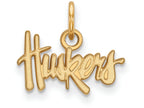 Logoart Sterling Silver Gp University Of Nebraska Extra Small Pendant