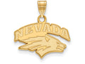 Logoart Sterling Silver Gp University Of Nevada Small Pendant