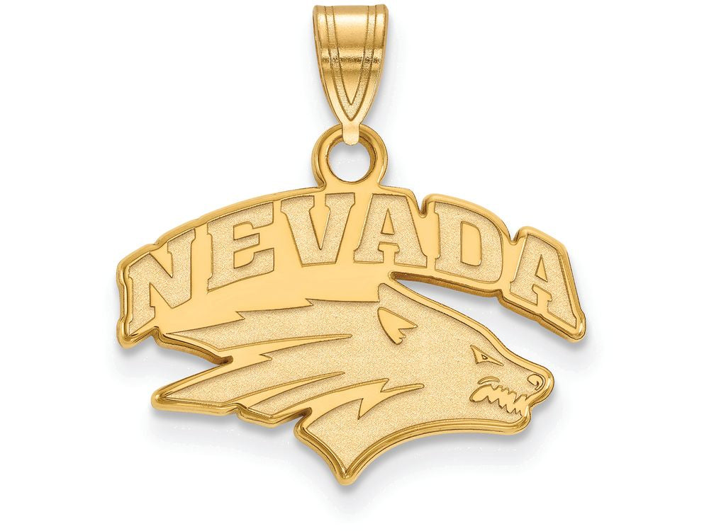 Logoart Sterling Silver Gp University Of Nevada Small Pendant