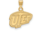 Logoart Sterling Silver Gp The University Of Texas At El Paso Small Pendant