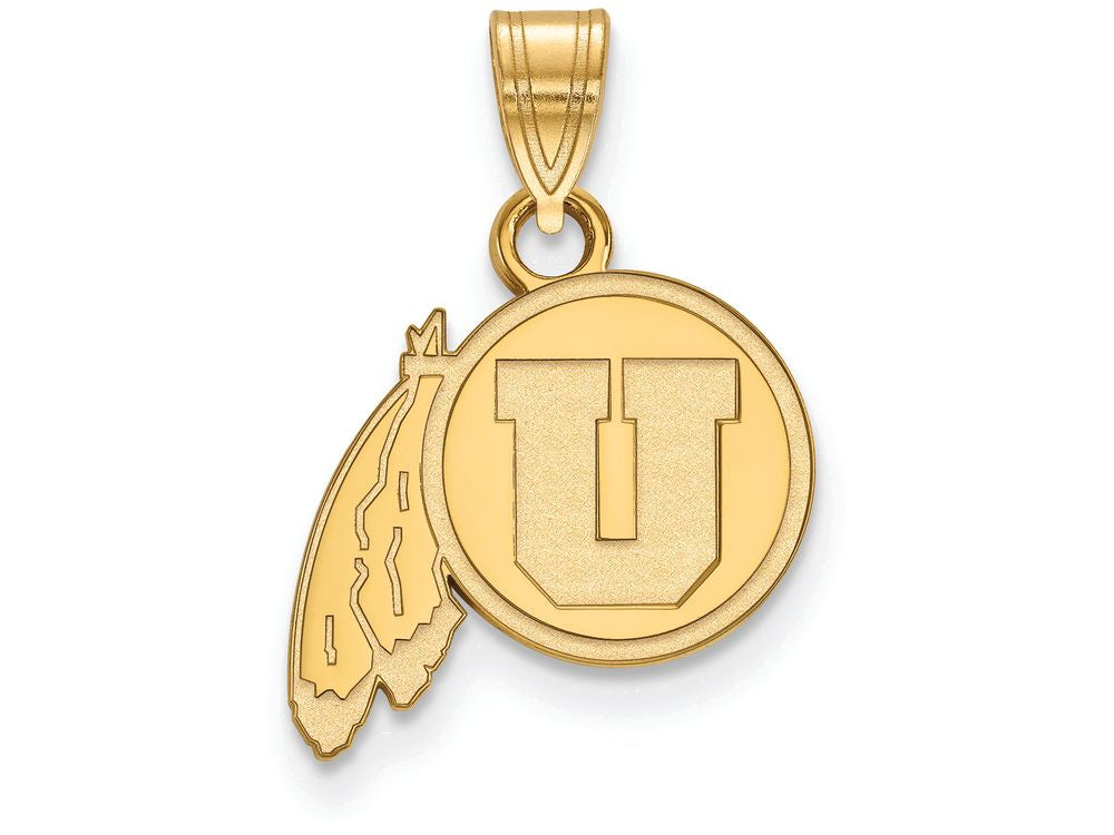 Logoart Sterling Silver Gp University Of Utah Small Pendant