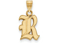 Logoart Sterling Silver Gp Rice University Small Pendant